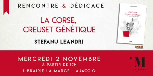 Rencontre avec Stefanu Leandri le 2 Novembre à Ajaccio