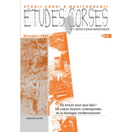 Etudes Corses n°86-87