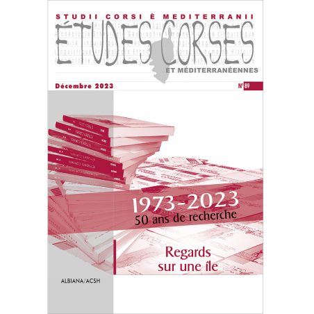 Études corses et méditerranéennes n°89