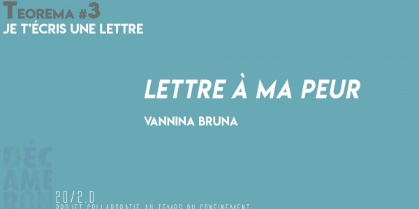 Lettre à ma peur - Vannina Bruna
