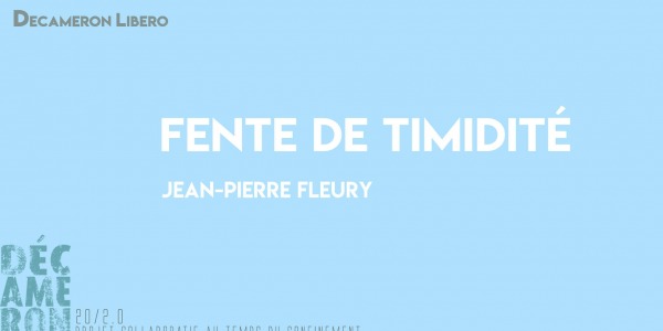 Fente de timidité - Jean-Pierre Fleury