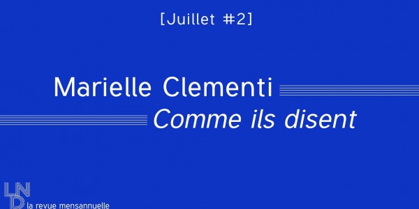 Marielle Clementi - Comme ils disent