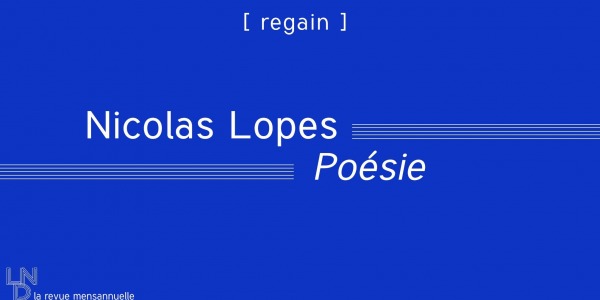 Nicolas Lopes - Poésie
