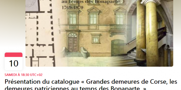 Présentation de "Grandes demeures de Corse - les maisons patriciennes au temps des Bonaparte"