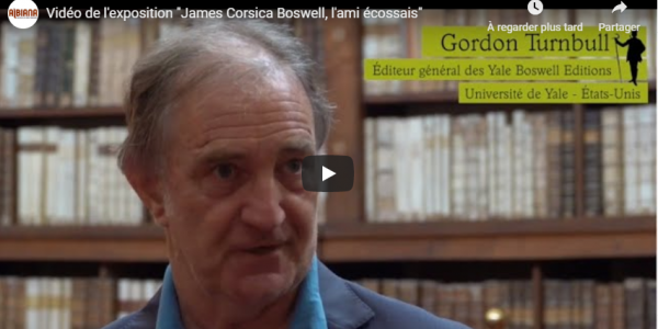 Vidéo de l'exposition "James Corsica Boswell"