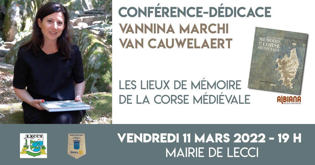 Conférence de Vannina Marchi van Cauwelaert le  11 mars à Lecci