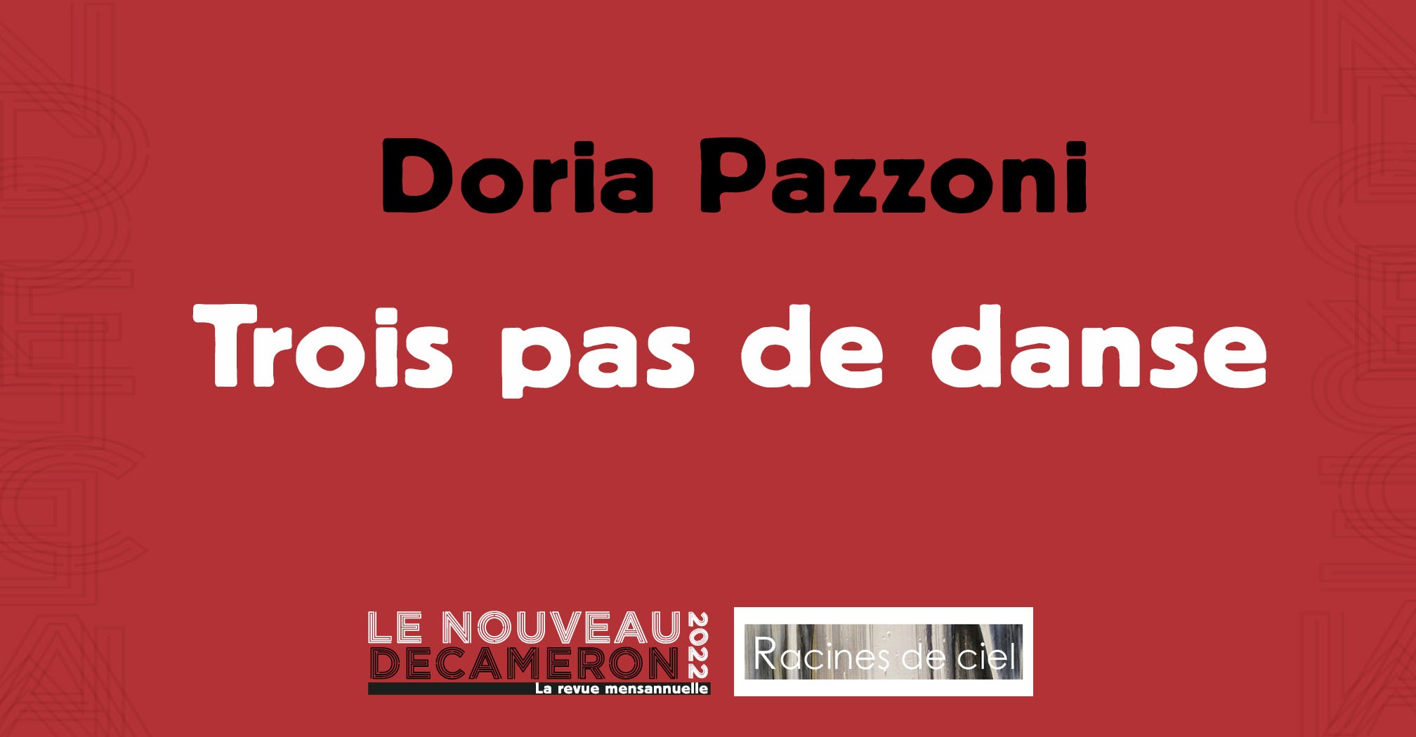 Doria Pazzoni - Trois pas de danse