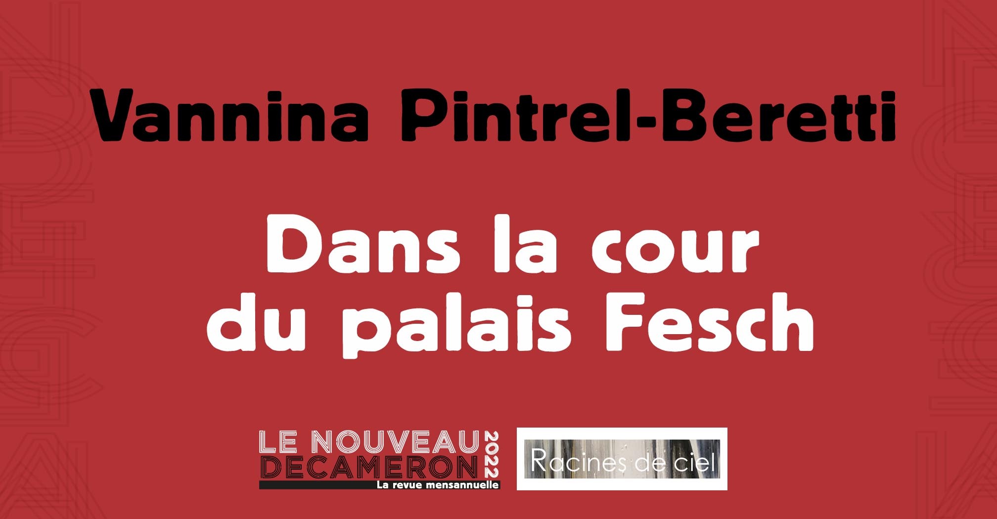 Vannina Pintrel-Beretti - Dans la cour du palais Fesch
