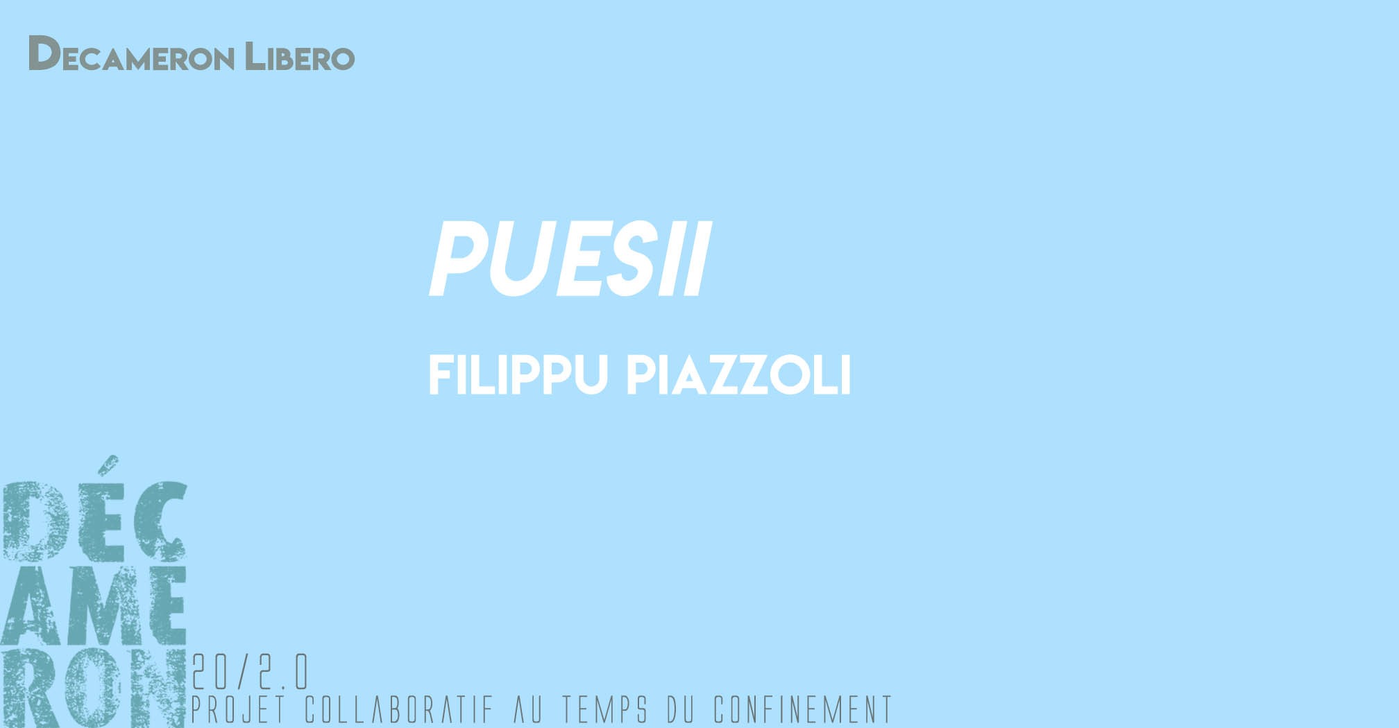 Puesii - Filippu Piazzoli