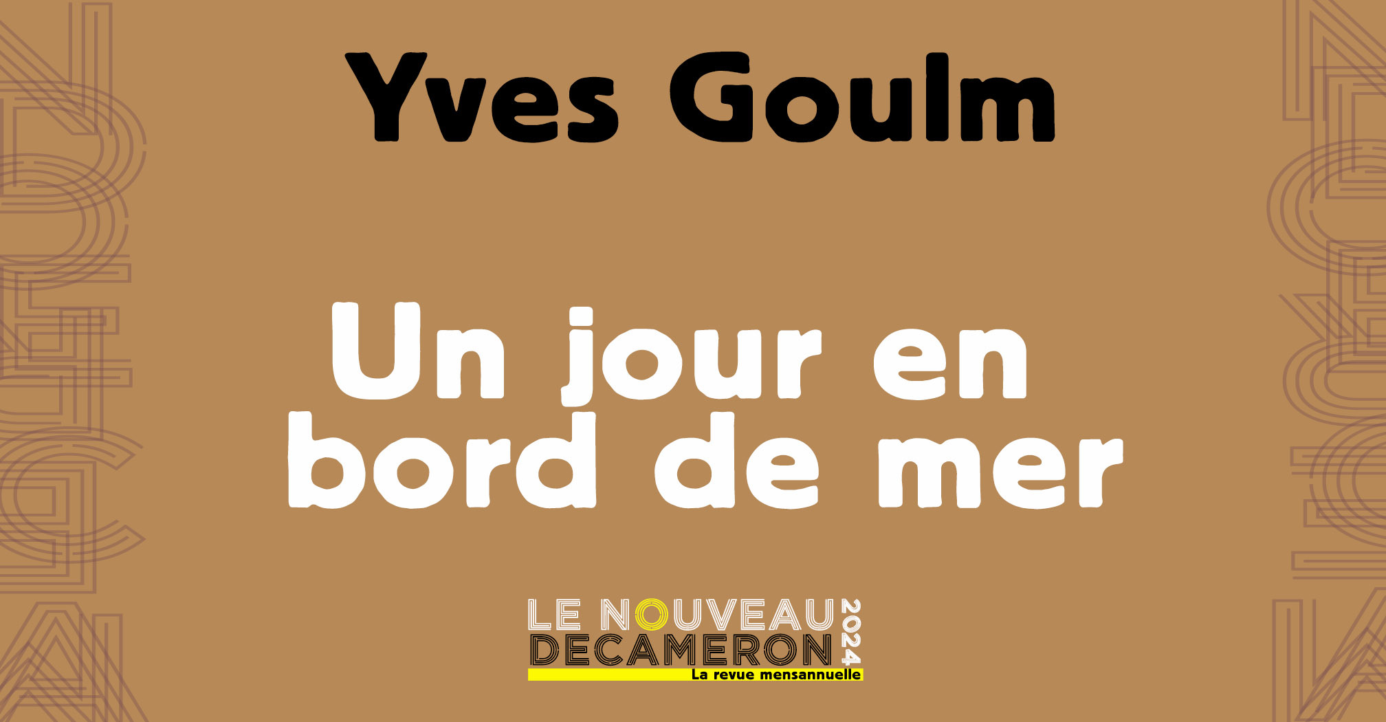 Yves Goulm - Un jour en bord de mer