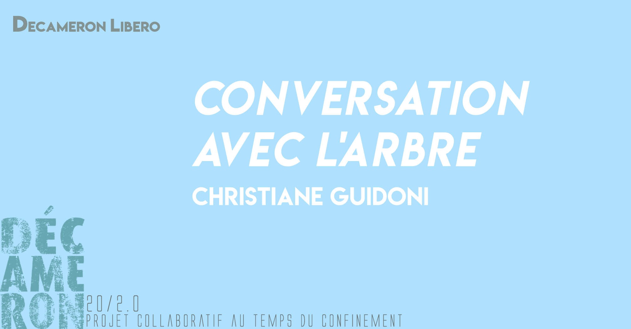 Conversation avec l'arbre - Christiane Guidoni