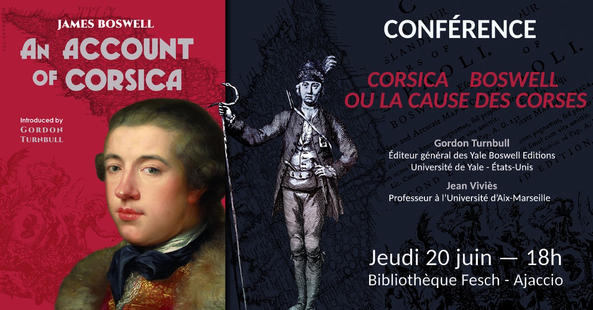 Conférence Corsica Boswell ou la cause des Corses