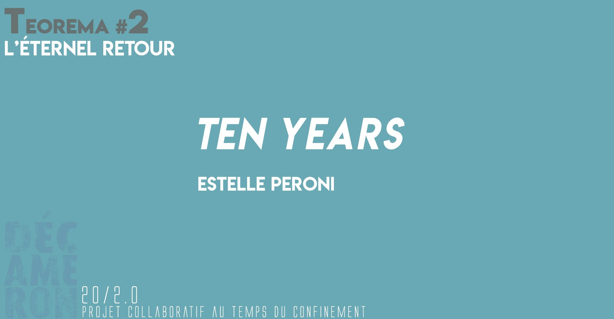 Ten years - Estelle Peroni