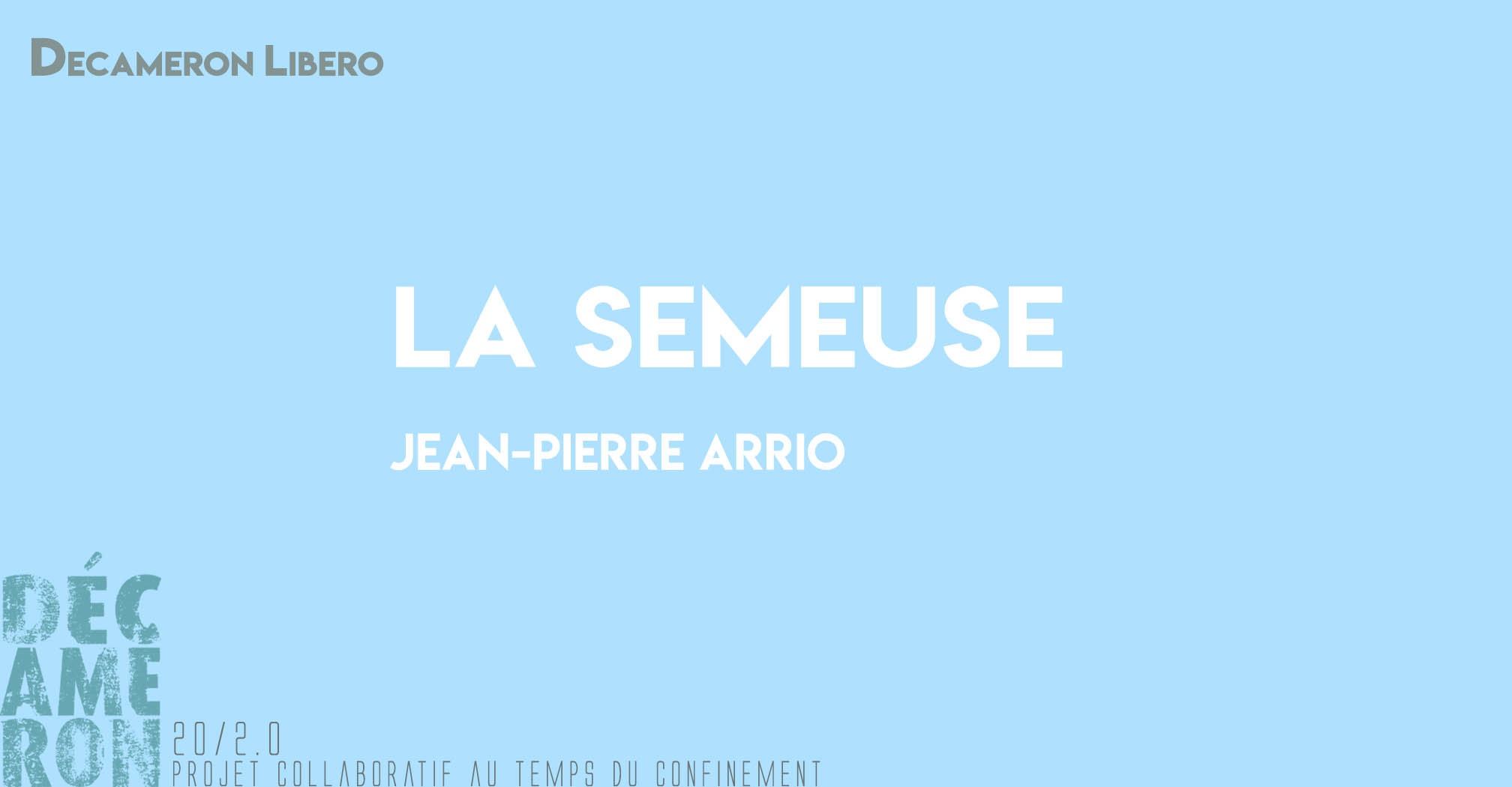 La Semeuse - Jean-Pierre Arrio