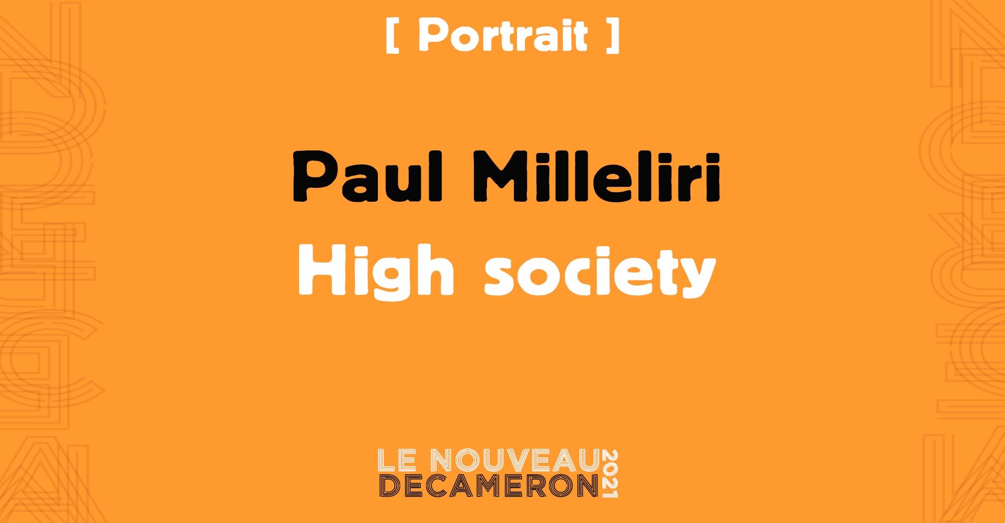 Paul Milleliri - High society