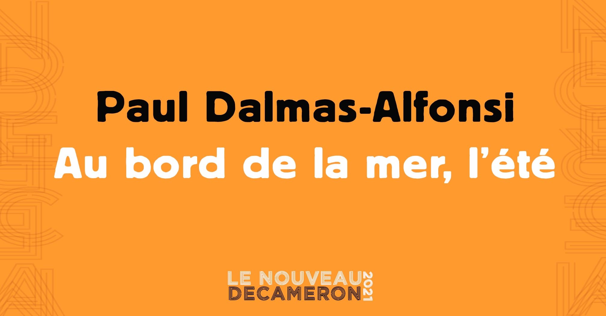 Paul Dalmas-Alfonsi - Au bord de la mer, l’été