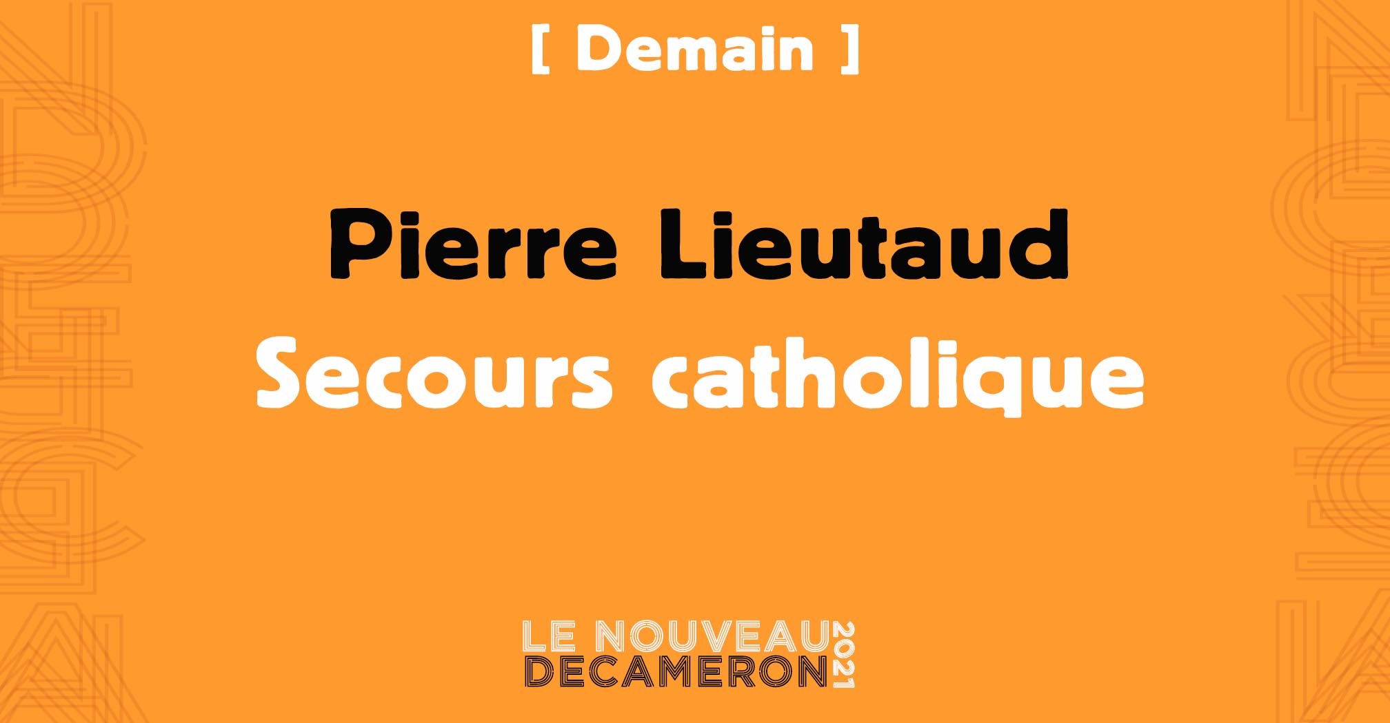 Pierre Lieutaud - Secours catholique