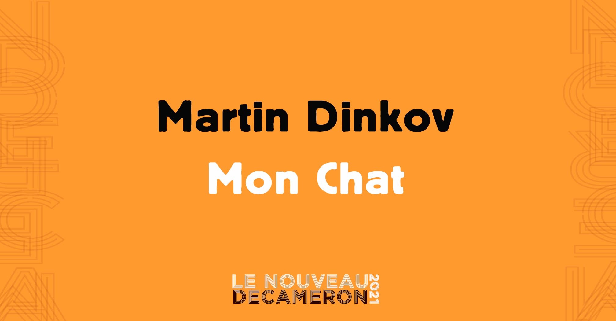 Martin Dinkov - Mon Chat