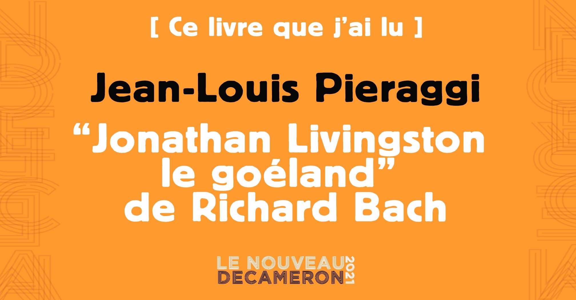  Jean-Louis Pieraggi - "Jonathan Livingston le goéland" de Richard Bach