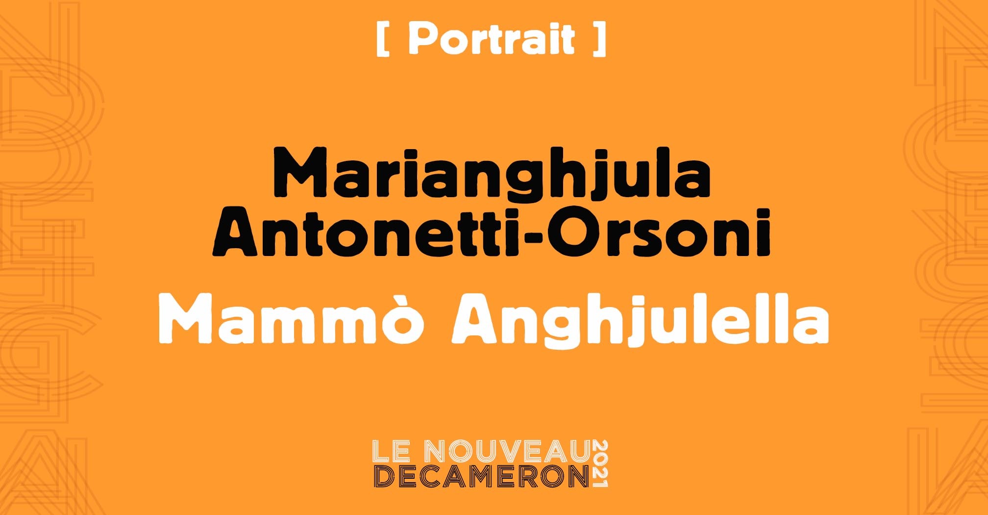 Marianghjula Antonetti-Orsoni - Mammò Anghjulella