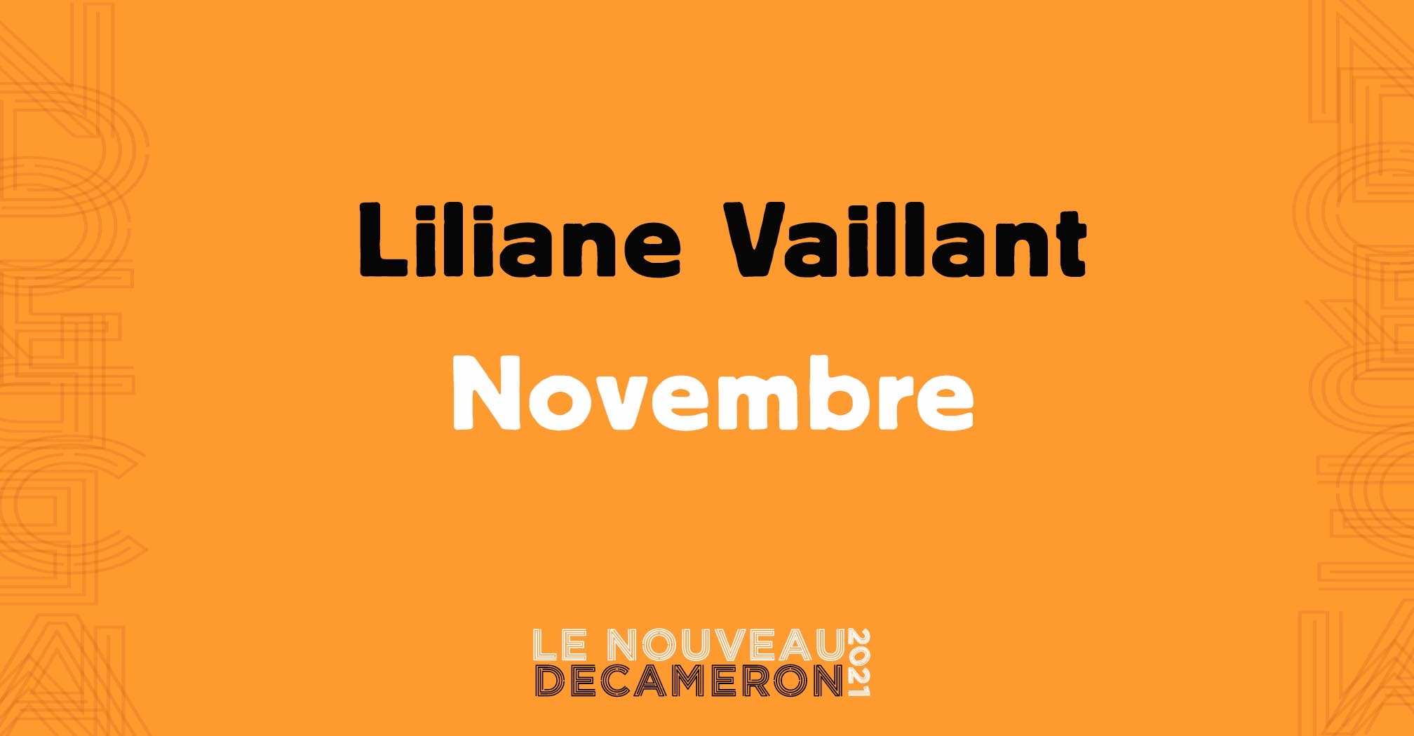 Liliane Vaillant - Novembre